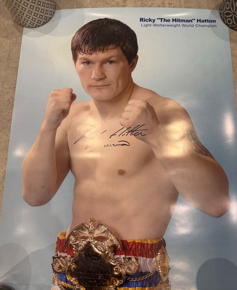 Ricky Hatton poster