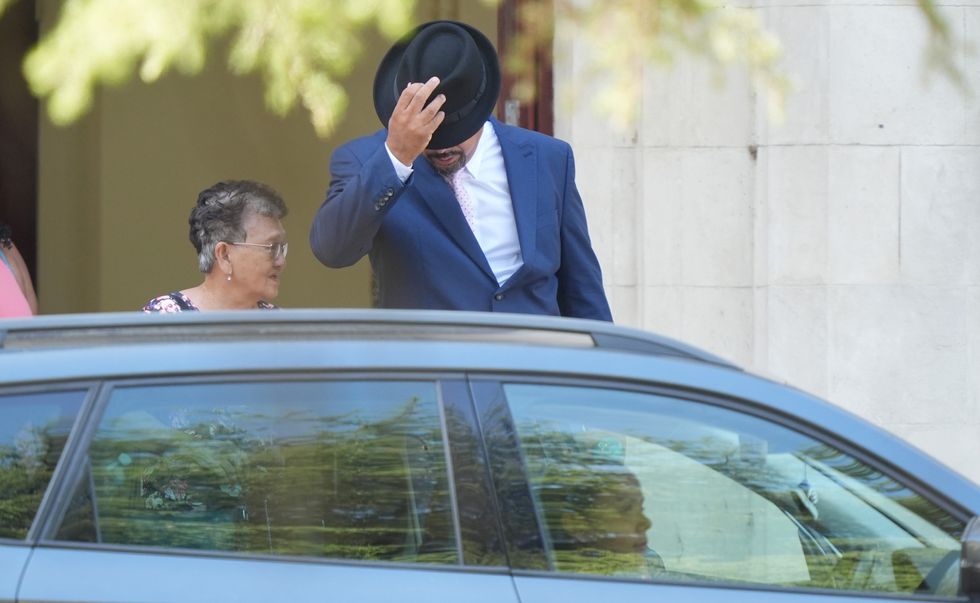Ricky Jones leaving Snaresbrook Crown Court