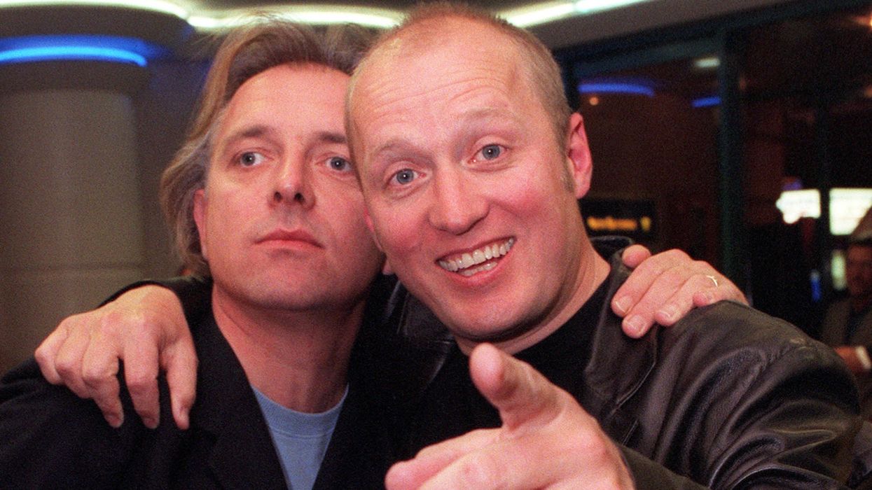 Rik Mayall and Ade Edmondson