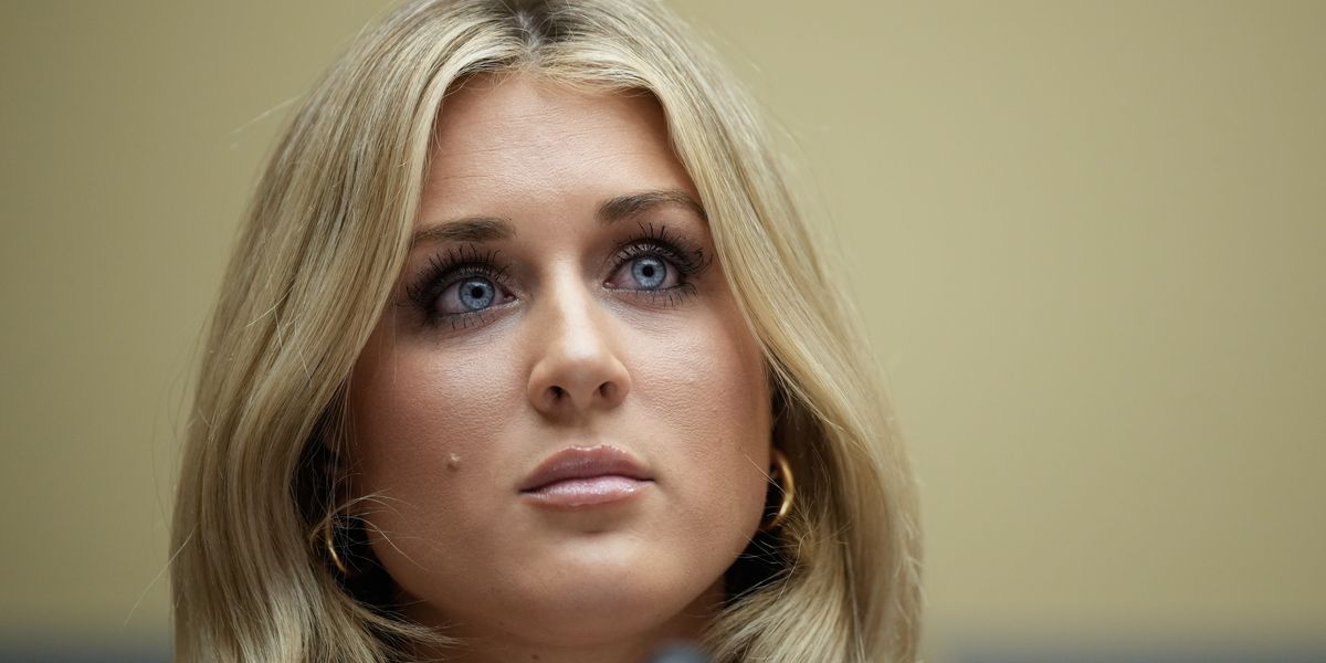 NextImg:Riley Gaines demands prosecution against officials letting males in women's sports