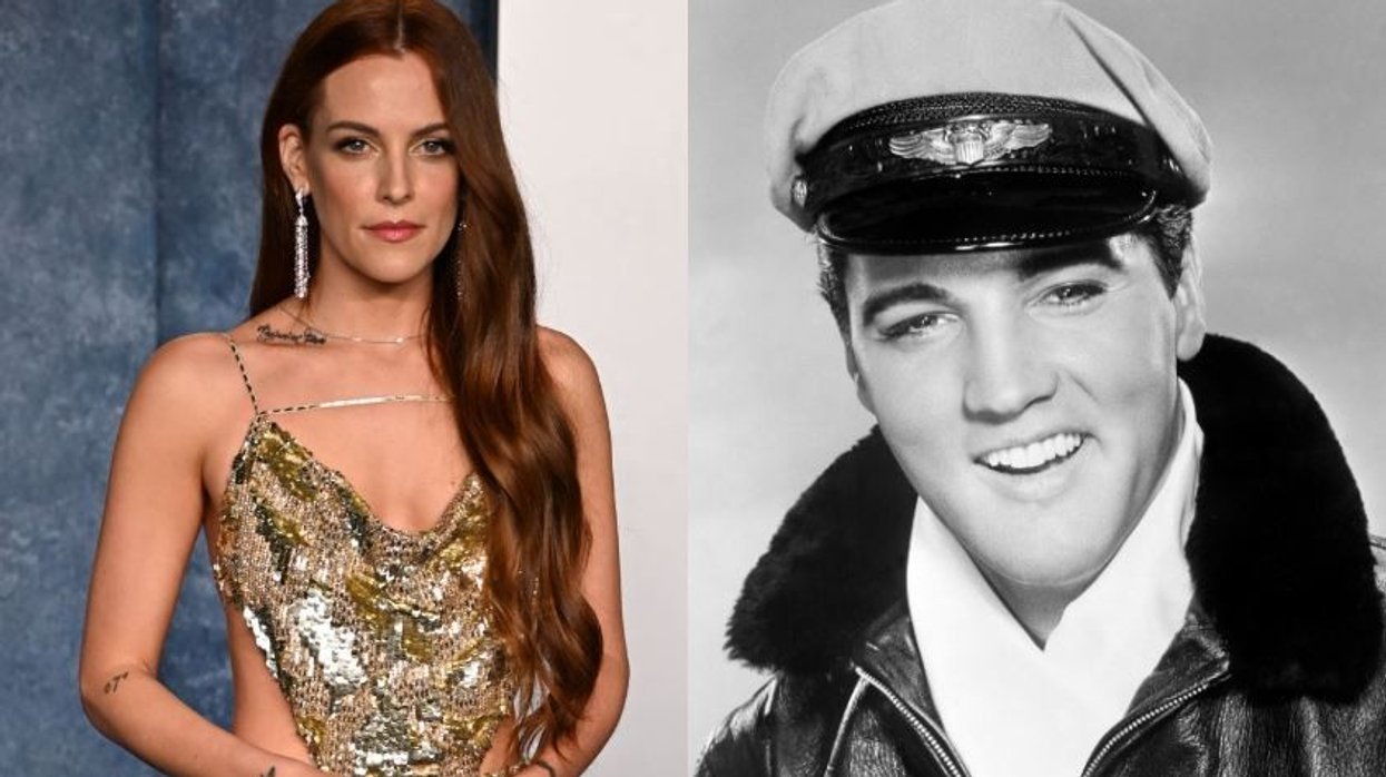 Riley Keough and Elvis Presley
