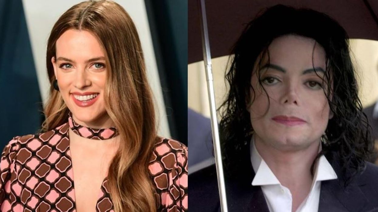Riley Keough and Michael Jackson