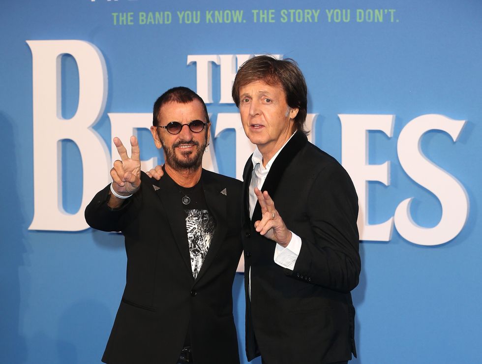 Rango Starr e Paul McCartney