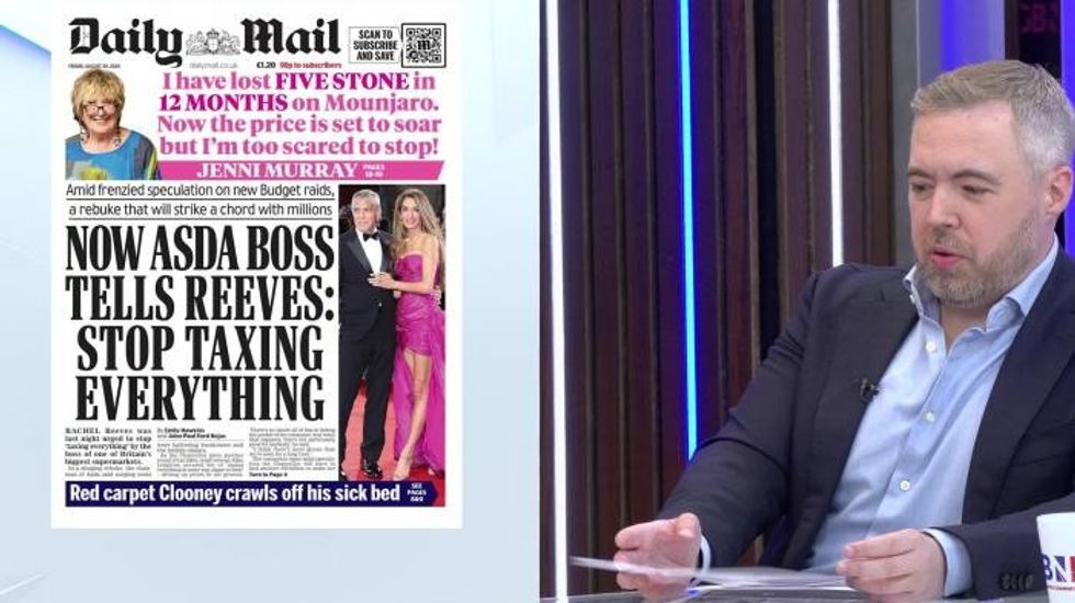 'Rinsing every drop from the British economy!' Rachel Reeves skewered by GB News guest as Chancellor branded 'desperate'