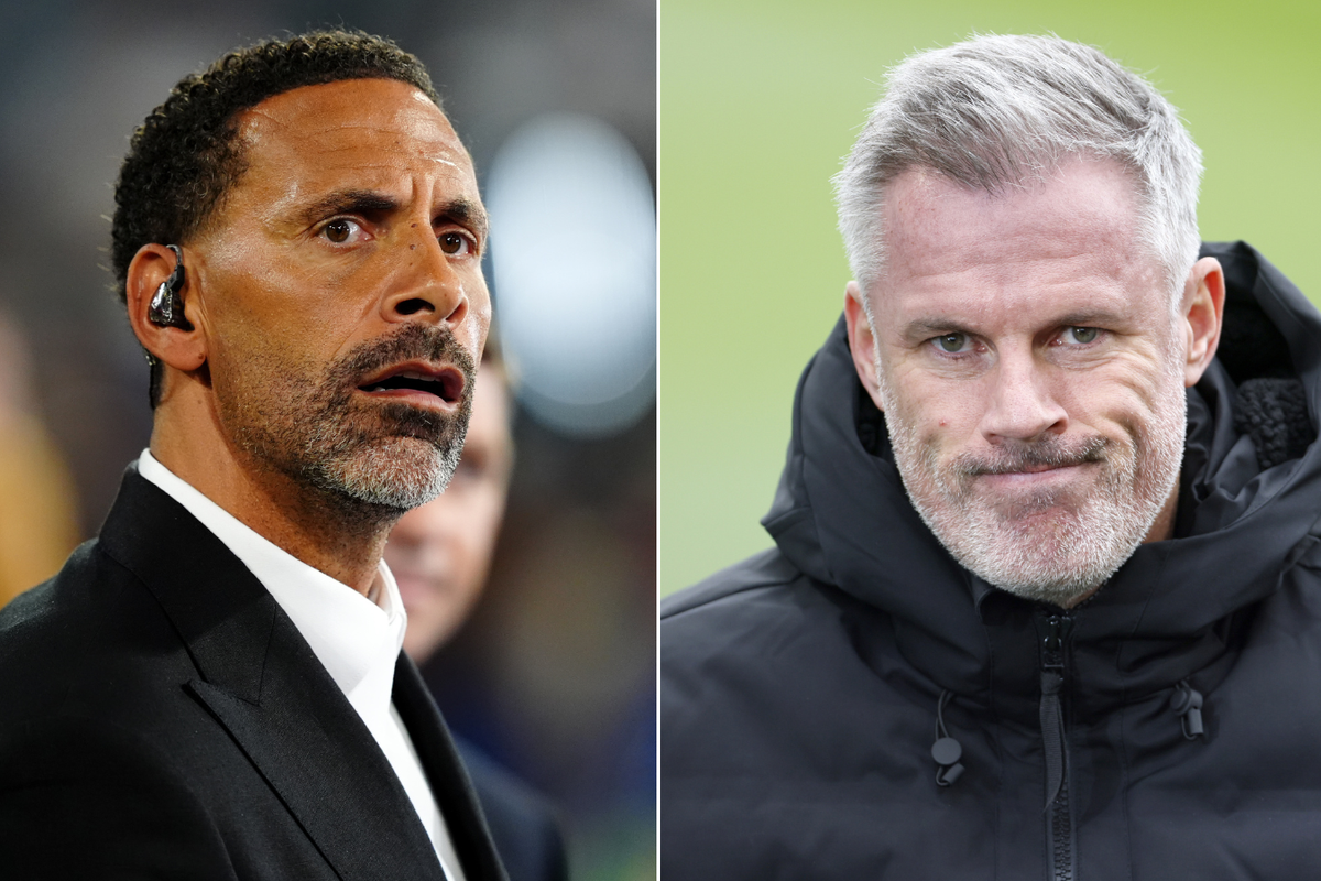 Rio Ferdinand and Jamie Carragher