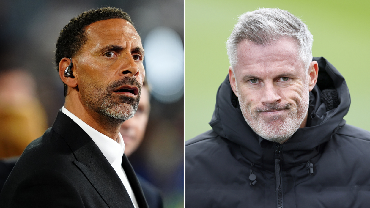 Rio Ferdinand and Jamie Carragher
