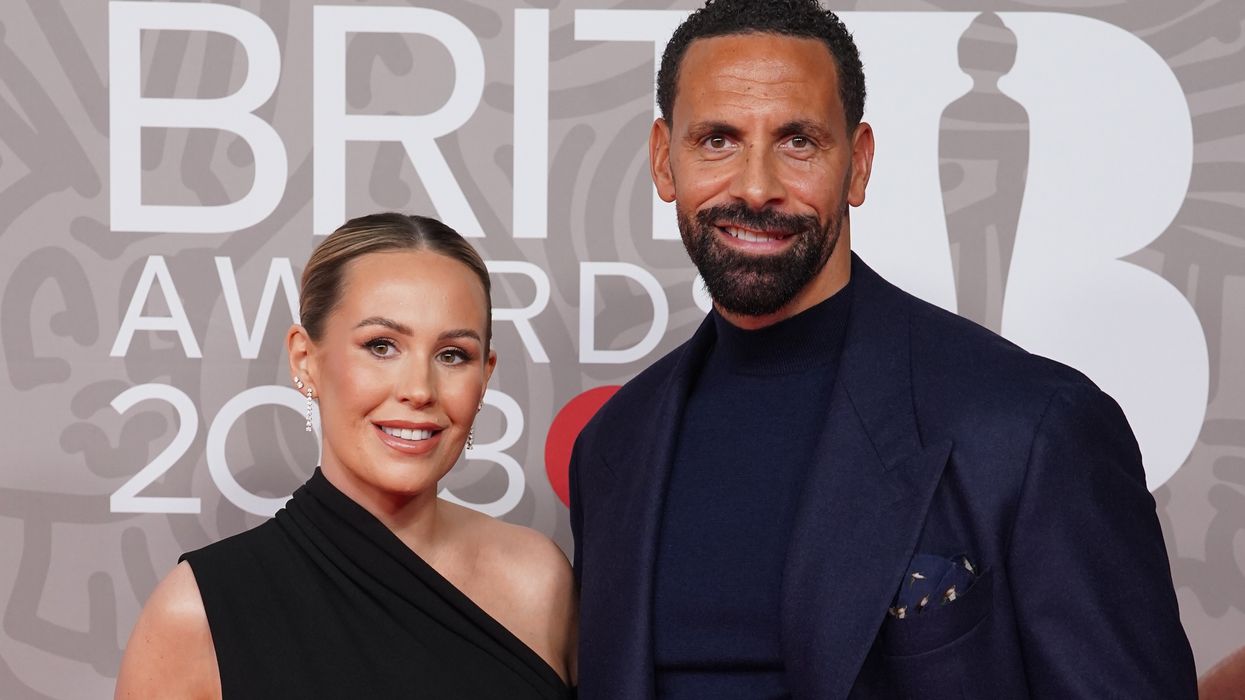 Rio Ferdinand and wife Kate Wright