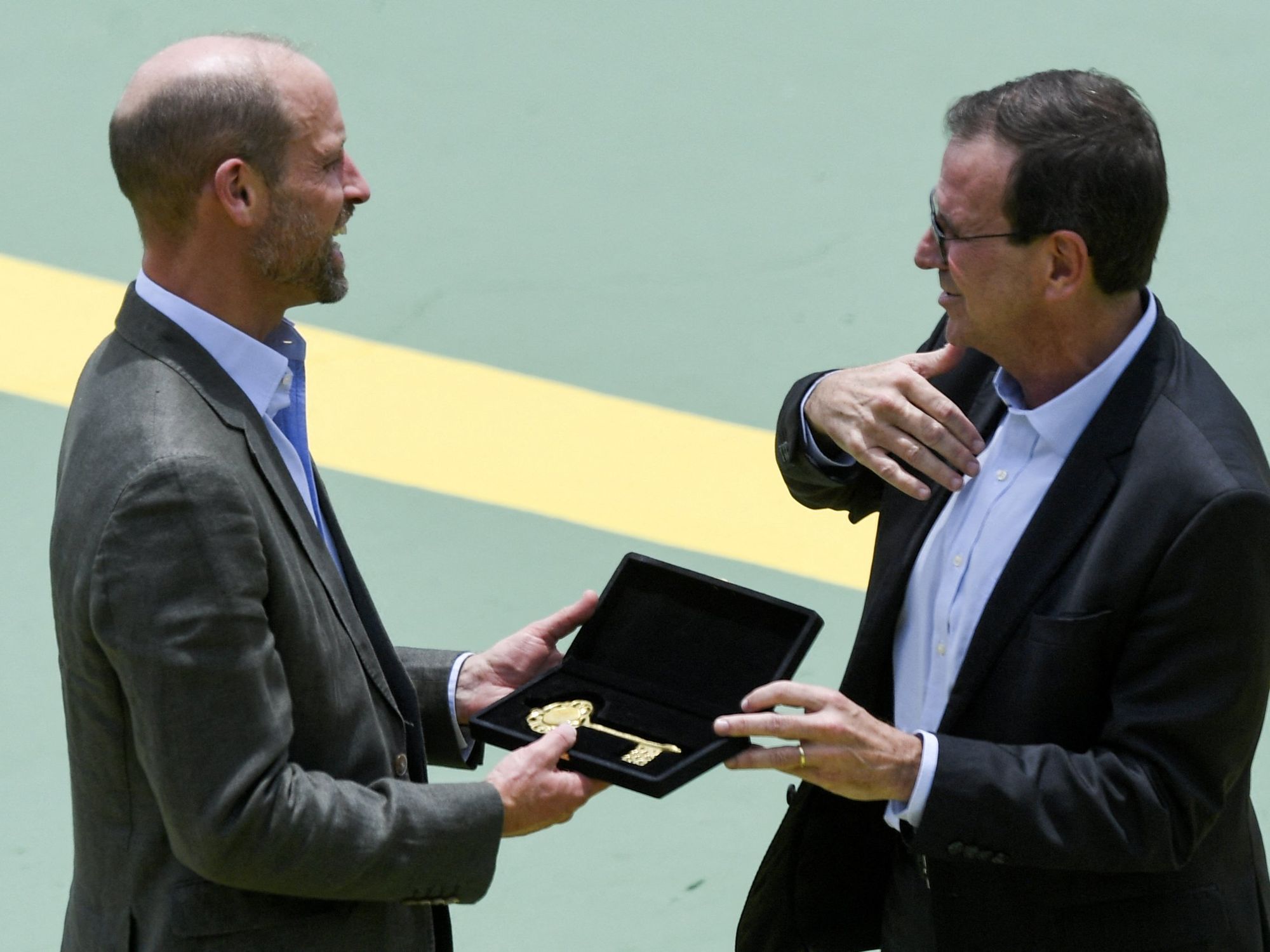 Rio mayor and Prince William