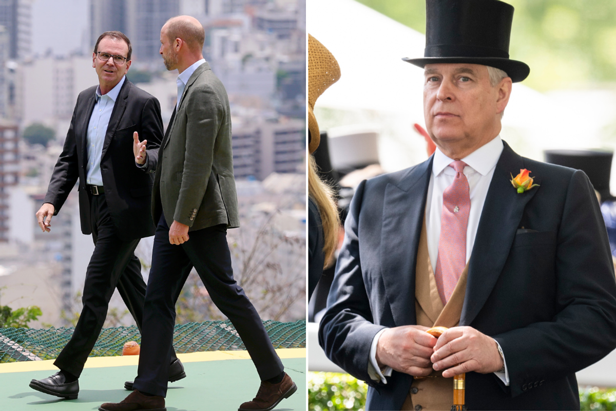 Rio mayor, Andrew Mountbatten Windsor and Prince William