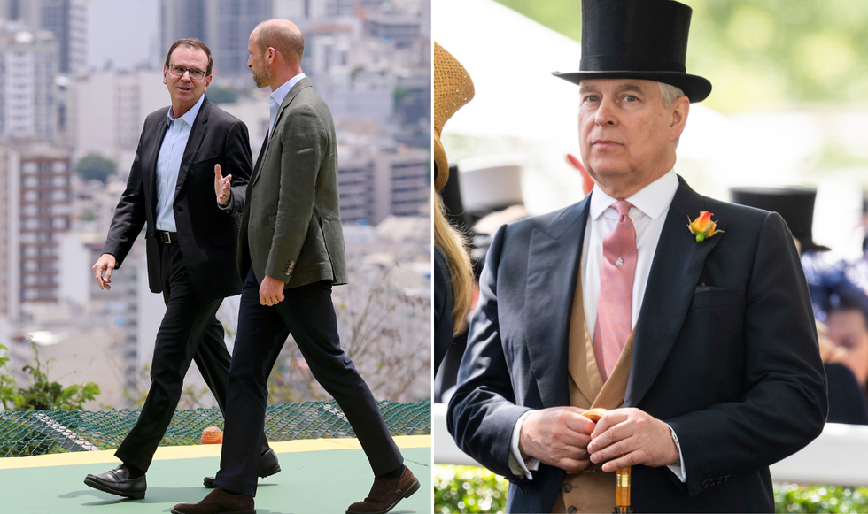 Rio mayor, Andrew Mountbatten Windsor and Prince William