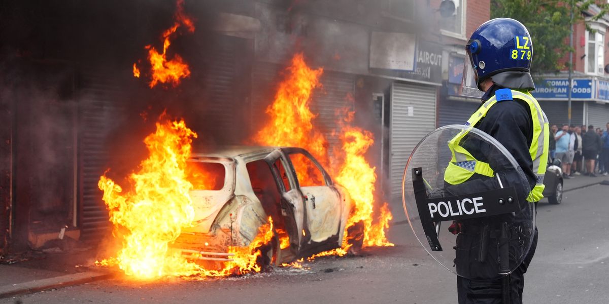 Teenage rioter avoids prosecution after stern telling off by his ...