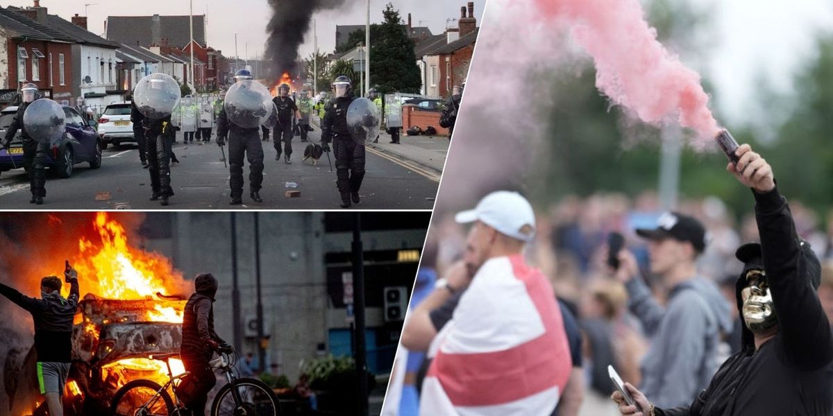 UK riots: Protesters branded as TERRORISTS by ex-Met counter-terror ...
