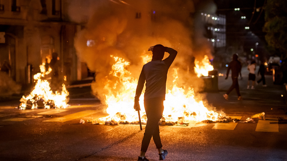 Riots in Lausanne
