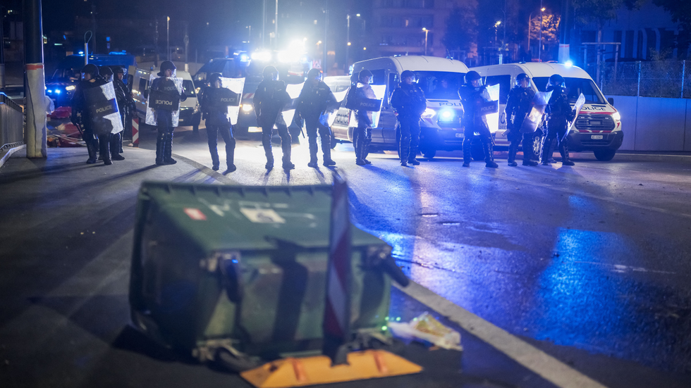Riots in Lausanne