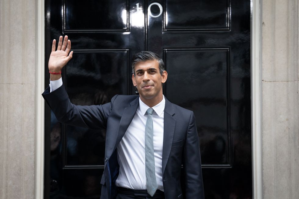 Rishi Sunak after making a speech outside 10 Downing Street, London, after meeting King Charles III and accepting his invitation to become Prime Minister and form a new government. Picture date: Tuesday October 25, 2022.