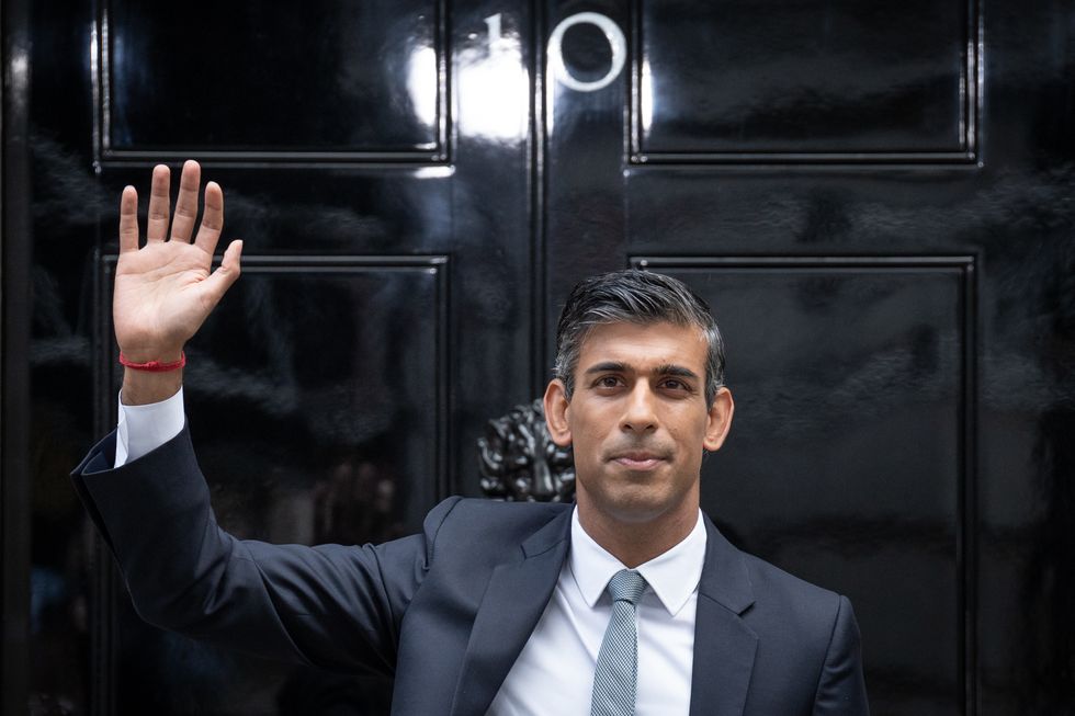 Rishi Sunak after making a speech outside 10 Downing Street, London, after meeting King Charles III and accepting his invitation to become Prime Minister and form a new government. Picture date: Tuesday October 25, 2022.