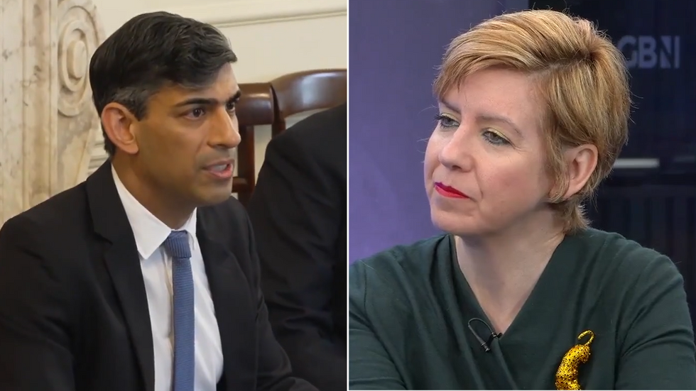 Rishi Sunak and Andrea Jenkyns