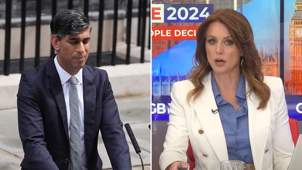 Rishi Sunak and Bev Turner