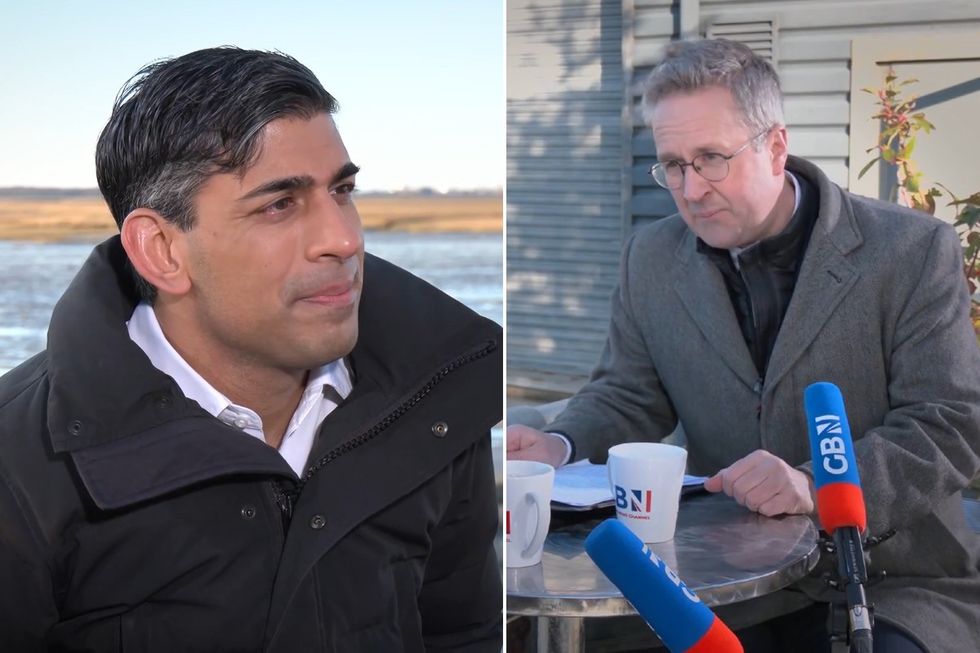 Rishi Sunak and Christopher Hope