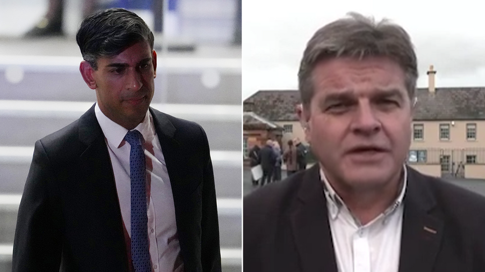 Rishi Sunak and Dougie Beattie