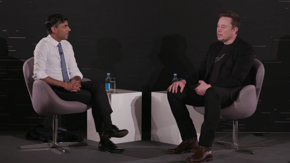 Rishi Sunak and Elon Musk