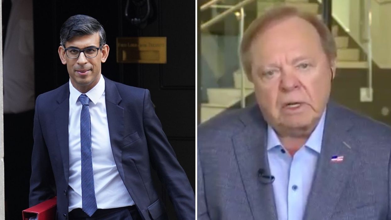 Rishi Sunak and Harold Hamm