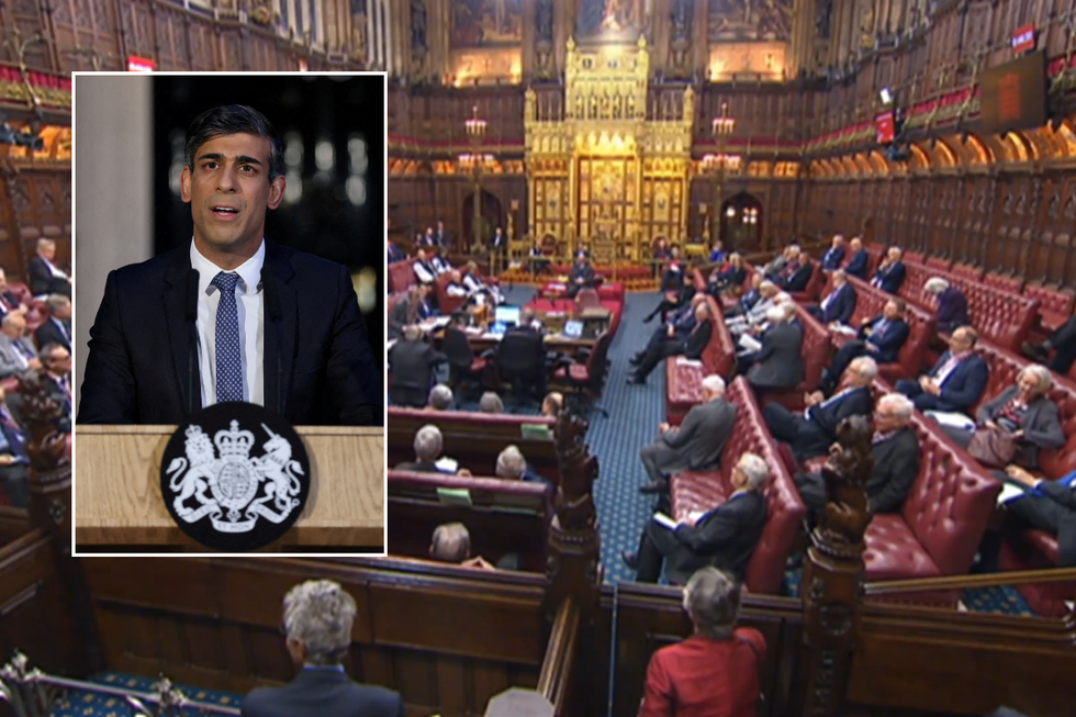 Rishi Sunak and House of Lords