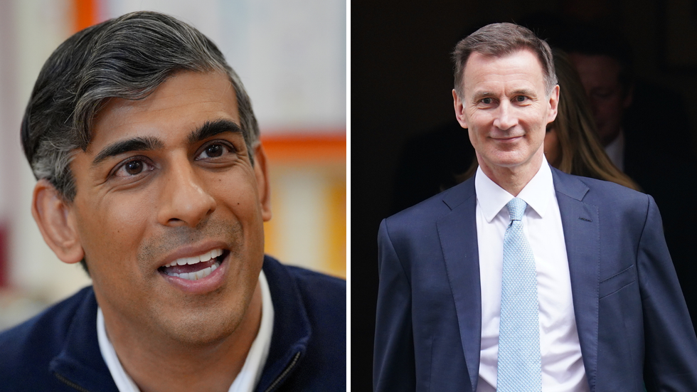 Rishi Sunak and Jeremy Hunt