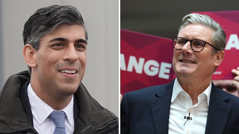 Rishi Sunak and Keir Starmer launching General Election campaigns