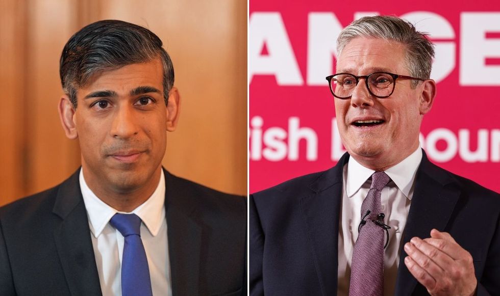 Rishi Sunak and Keir Starmer
