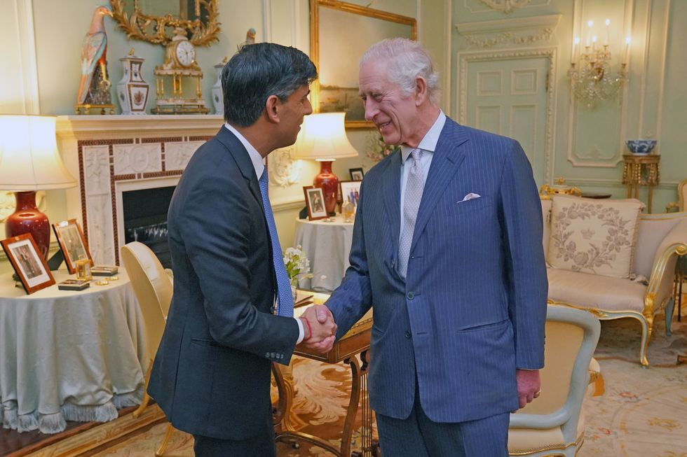 Rishi Sunak and King Charles