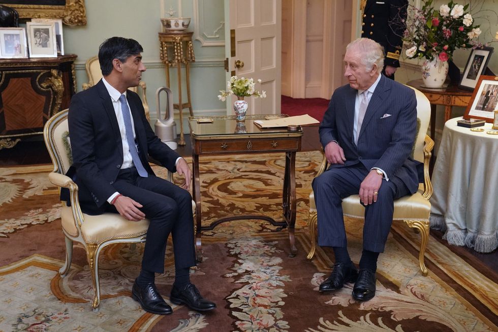 Rishi Sunak and King Charles
