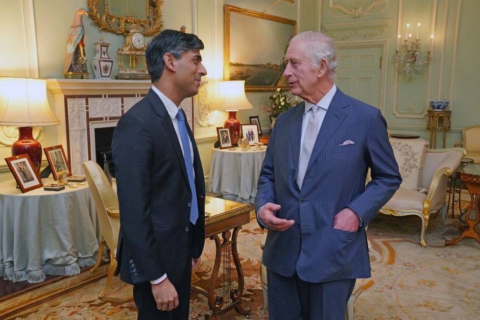 Rishi Sunak and King Charles