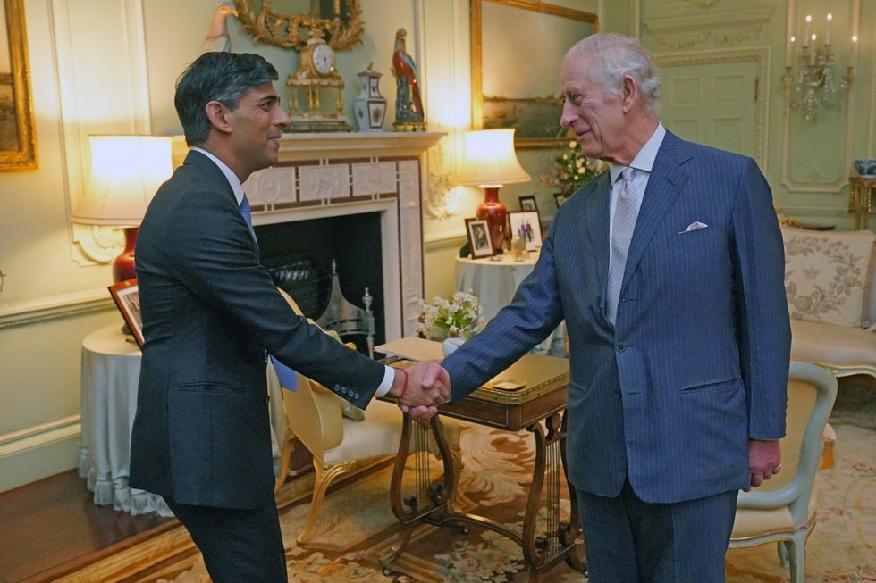 Rishi Sunak and King Charles
