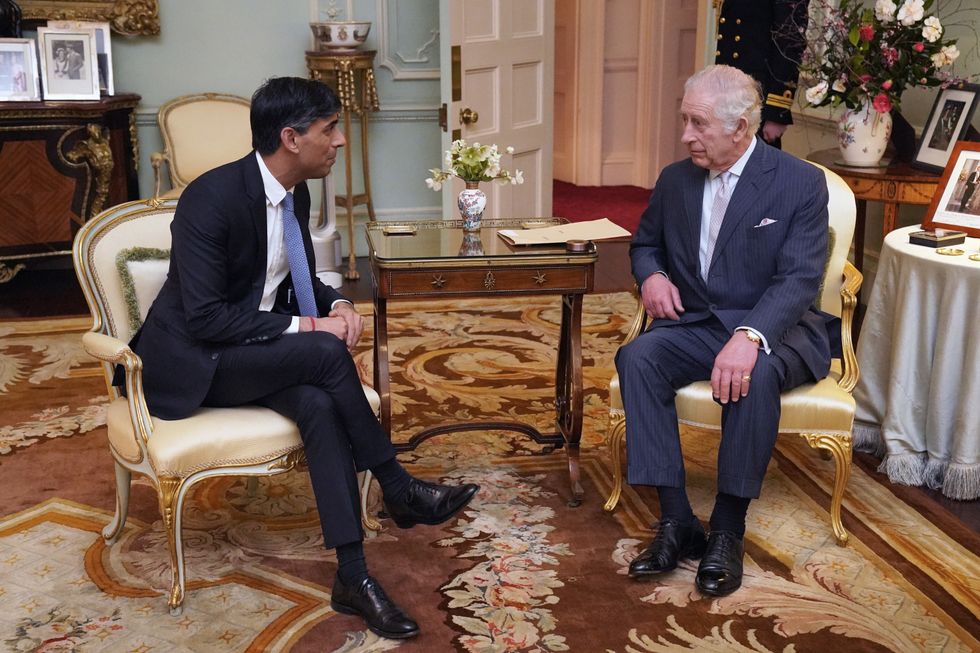 Rishi Sunak and King Charles
