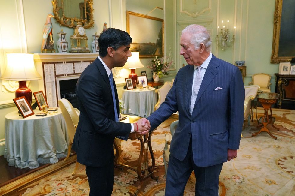 Rishi Sunak and King Charles