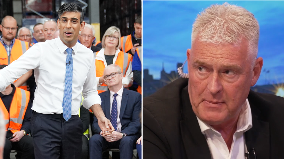 Rishi Sunak and Lee Anderson