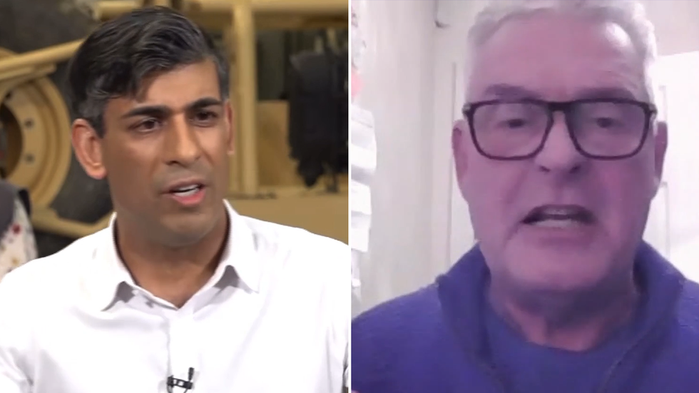 Rishi Sunak and Lee Anderson