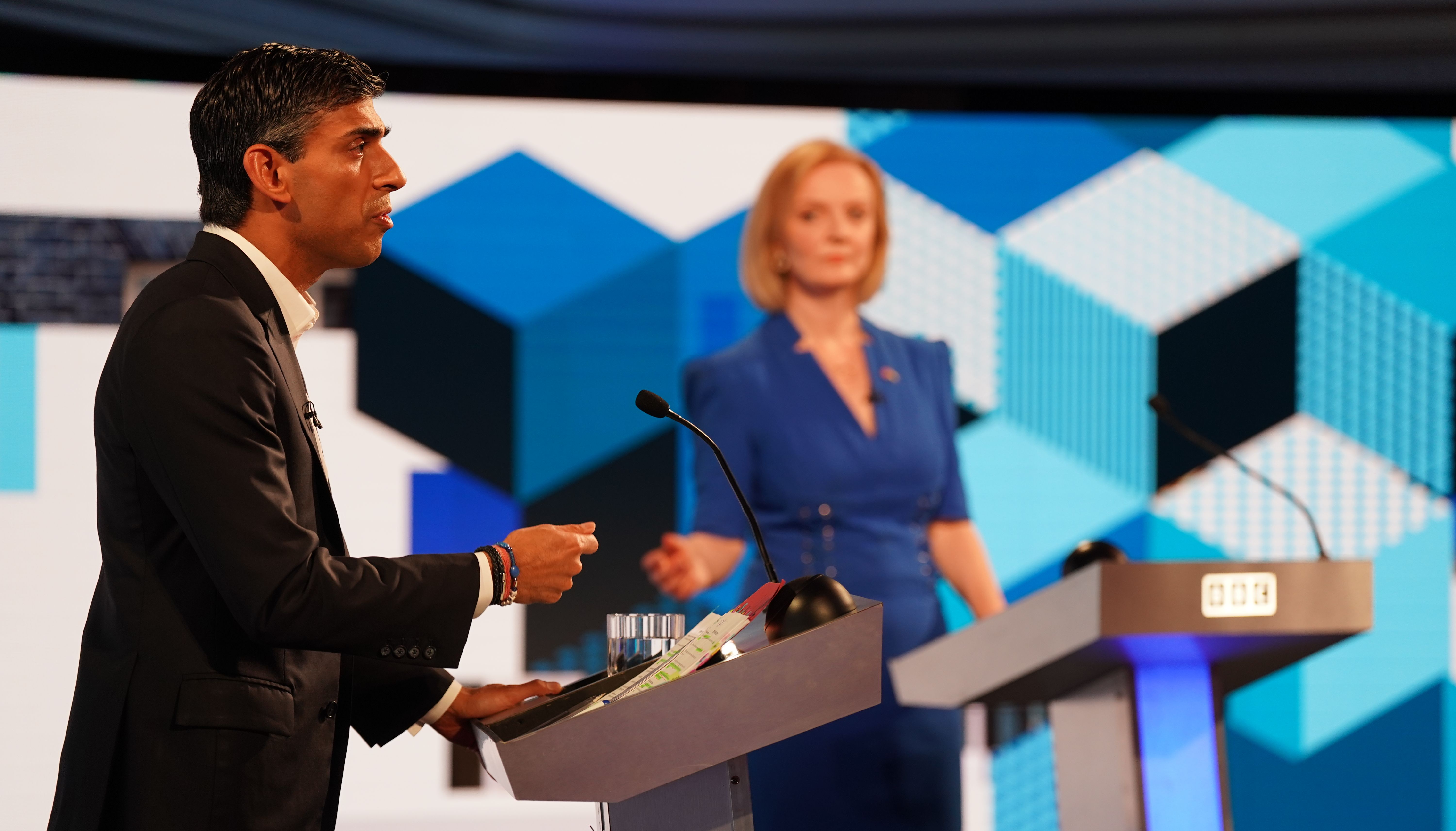 Rishi Sunak and Liz Truss faced off last night