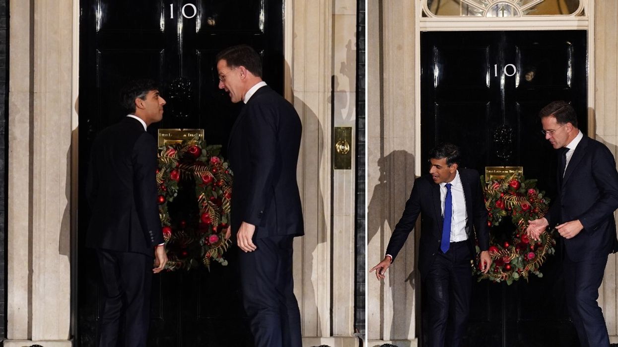 Rishi Sunak and Mark Rutte