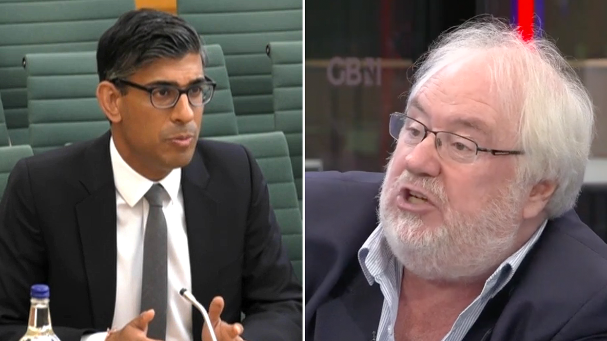 Rishi Sunak and Mike Parry