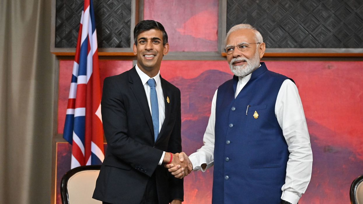 Rishi Sunak and Narendra Modi