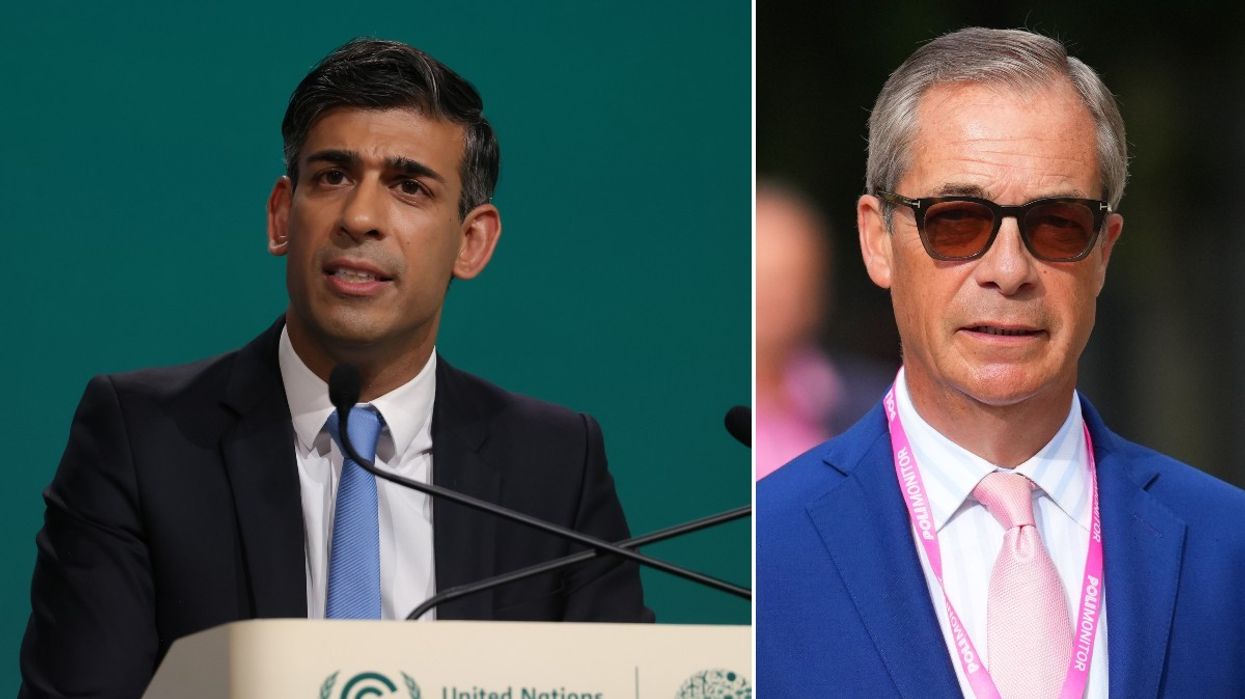 Rishi Sunak and Nigel Farage
