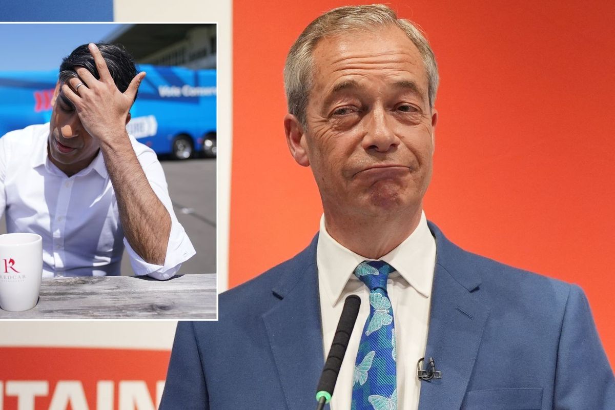 Rishi Sunak and Nigel Farage