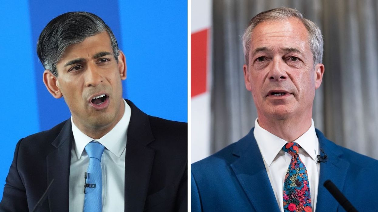 Rishi Sunak and Nigel Farage