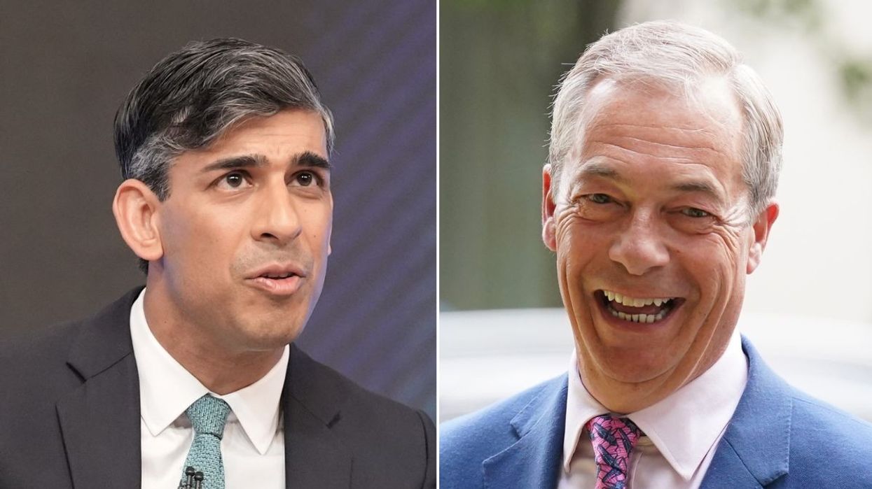 Rishi Sunak and Nigel Farage
