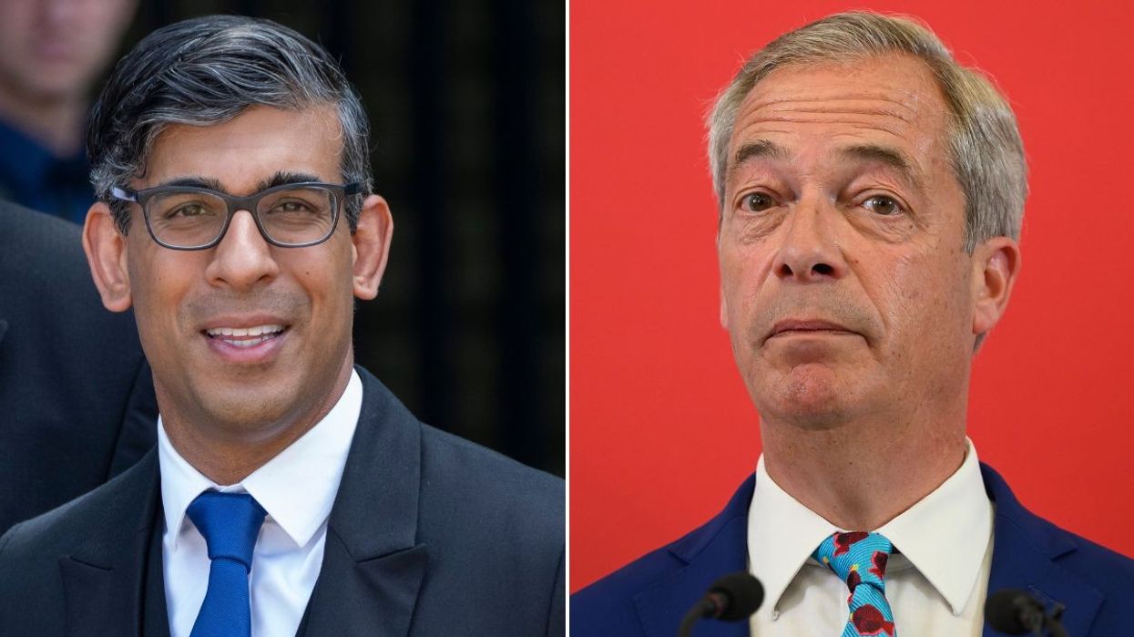 Rishi Sunak and Nigel Farage