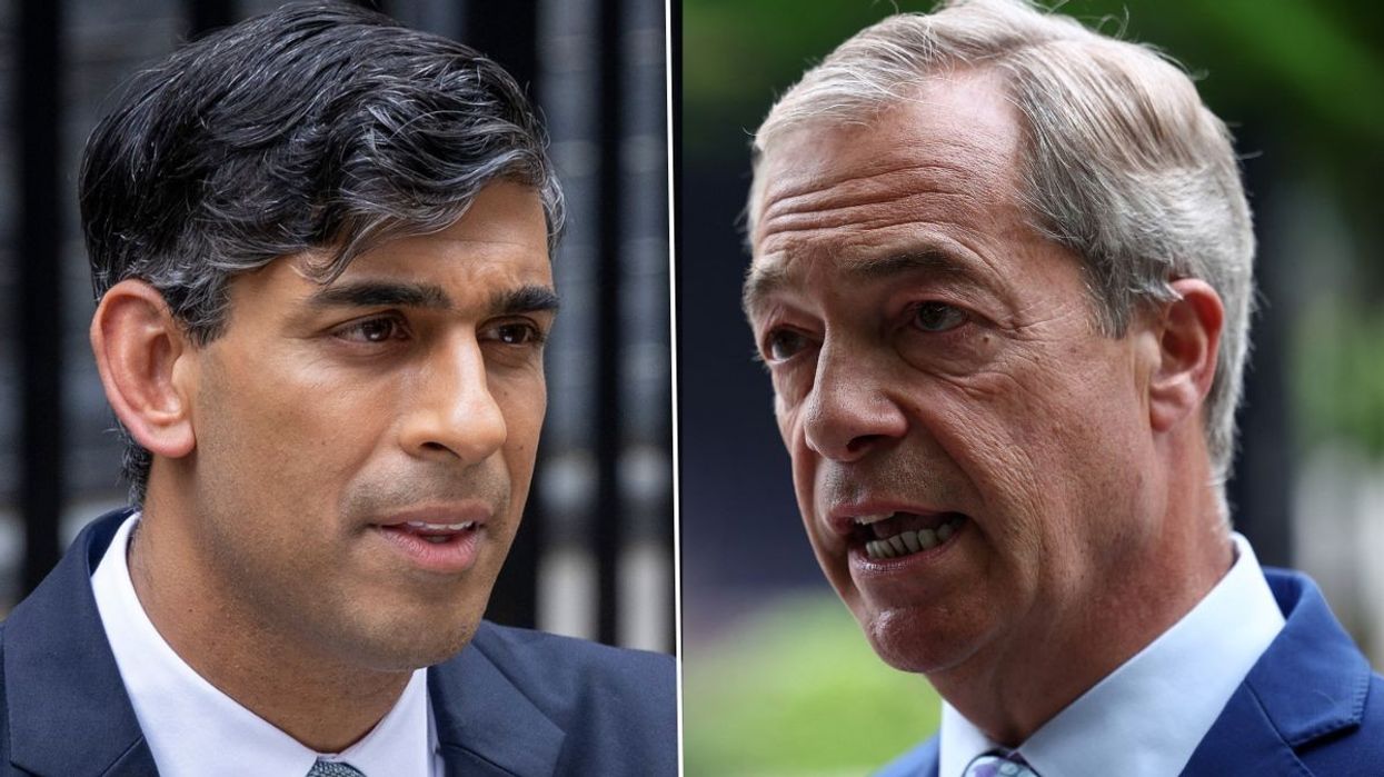 Rishi Sunak and Nigel Farage