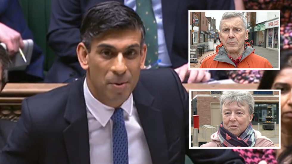 Rishi Sunak and Nottingham pensioners