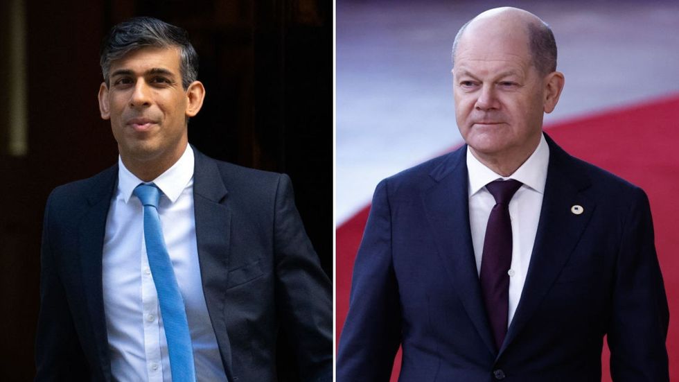 Rishi Sunak and Olaf Scholz